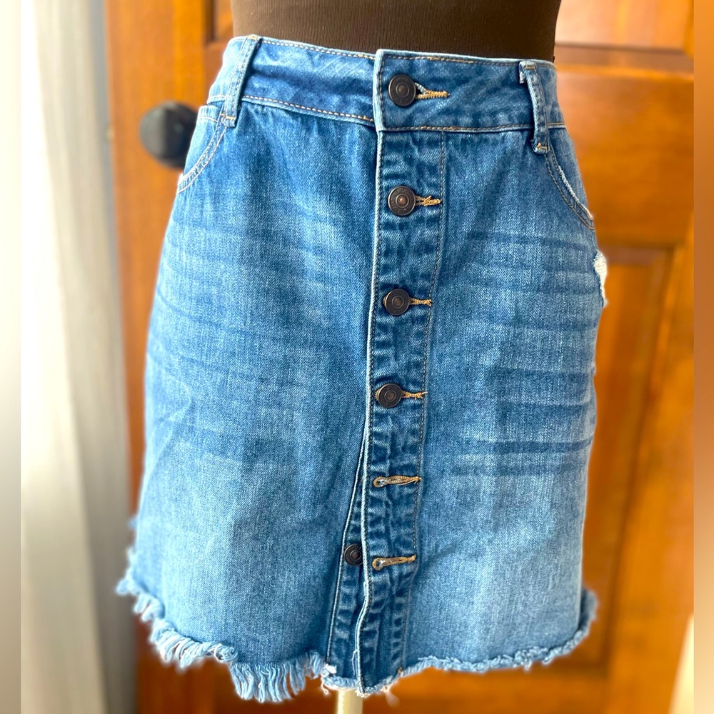 NY Rewash Brand Juniors denim mini skirt US 17/33